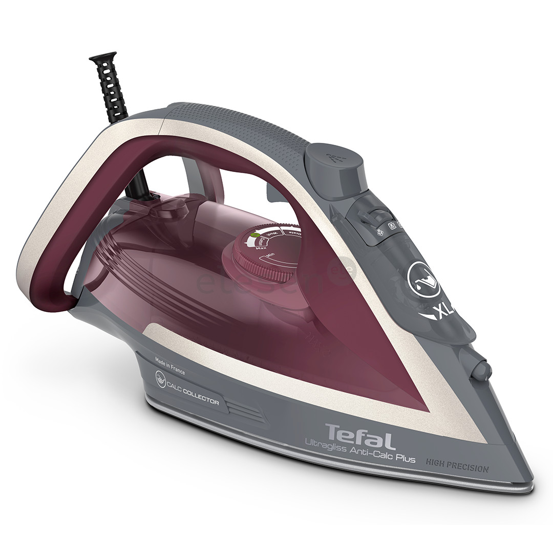 Tefal Ultragliss Plus, 2800 W, pilkas/violetinis - Garinis lygintuvas