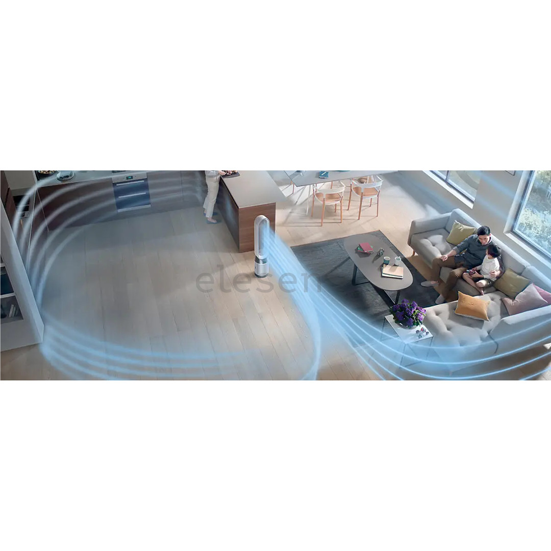 Dyson Purifier Cool PC1, baltas/nikelio spalvos - Oro valytuvas