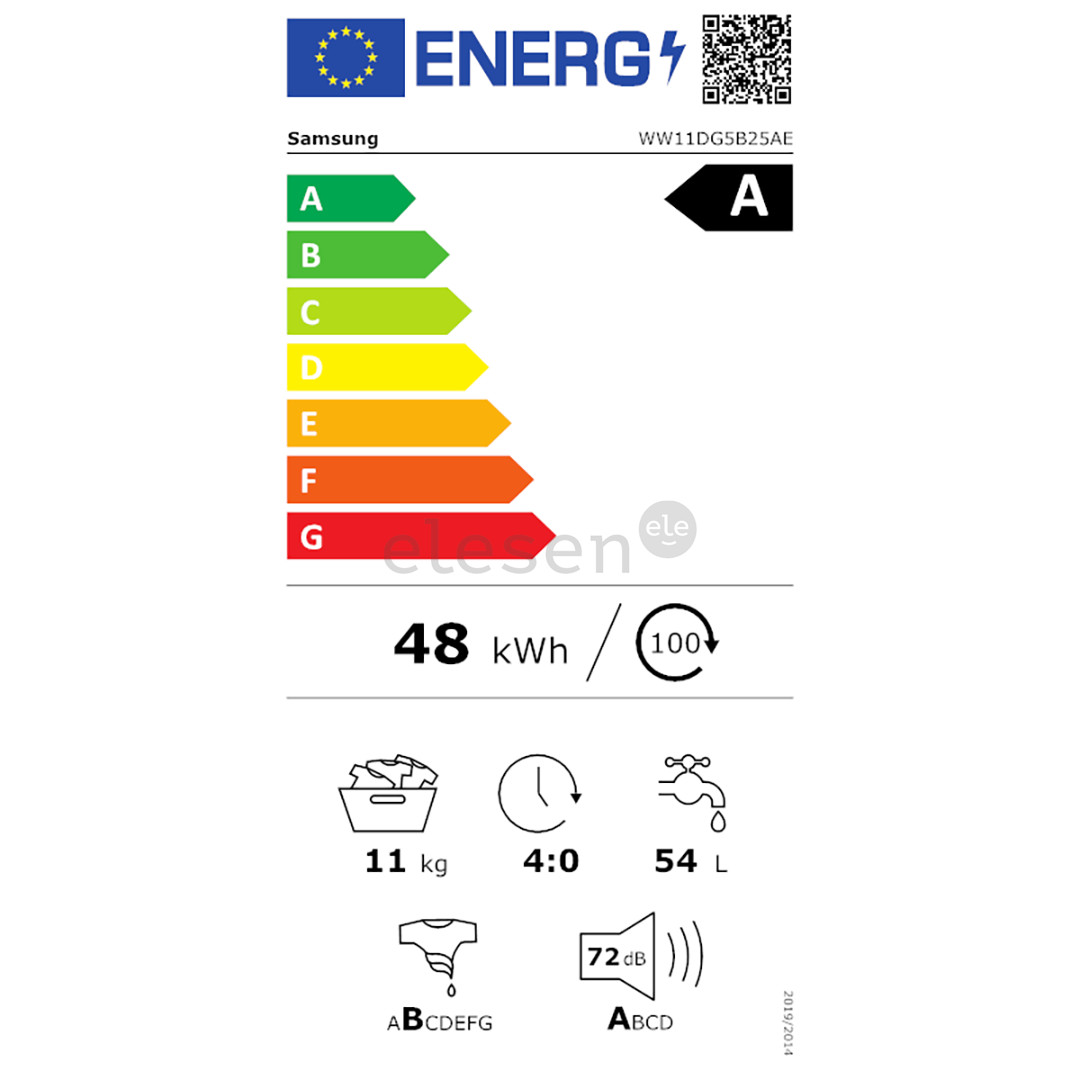 Samsung, 11 kg + 9 kg - Skalbimo mašina su džiovykle