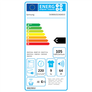 Samsung, 11 kg + 9 kg - Skalbimo mašina su džiovykle
