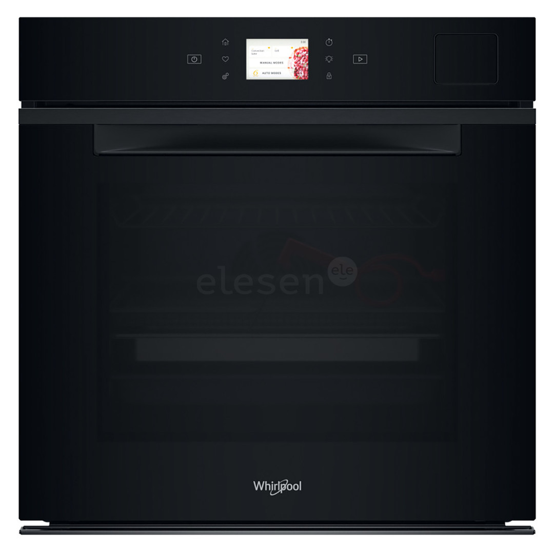 Whirlpool, 73 L, hidrolizė, juoda - Įmontuojama orkaitė