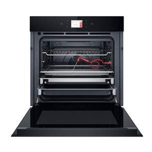 Whirlpool, 73 L, hidrolizė, juoda - Įmontuojama orkaitė