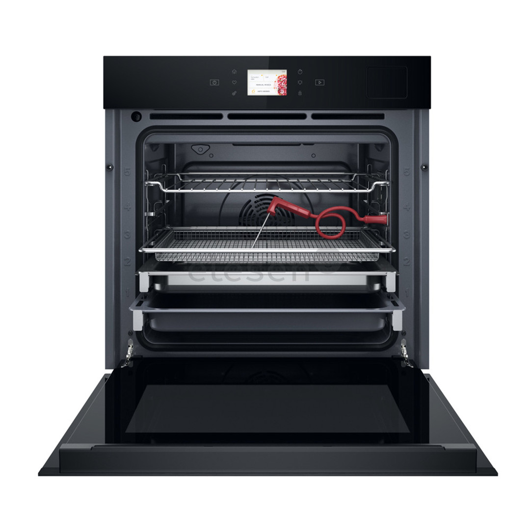 Whirlpool, 73 L, hidrolizė, juoda - Įmontuojama orkaitė