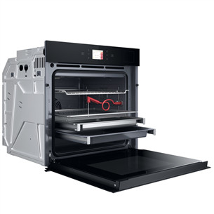 Whirlpool, 73 L, hidrolizė, juoda - Įmontuojama orkaitė