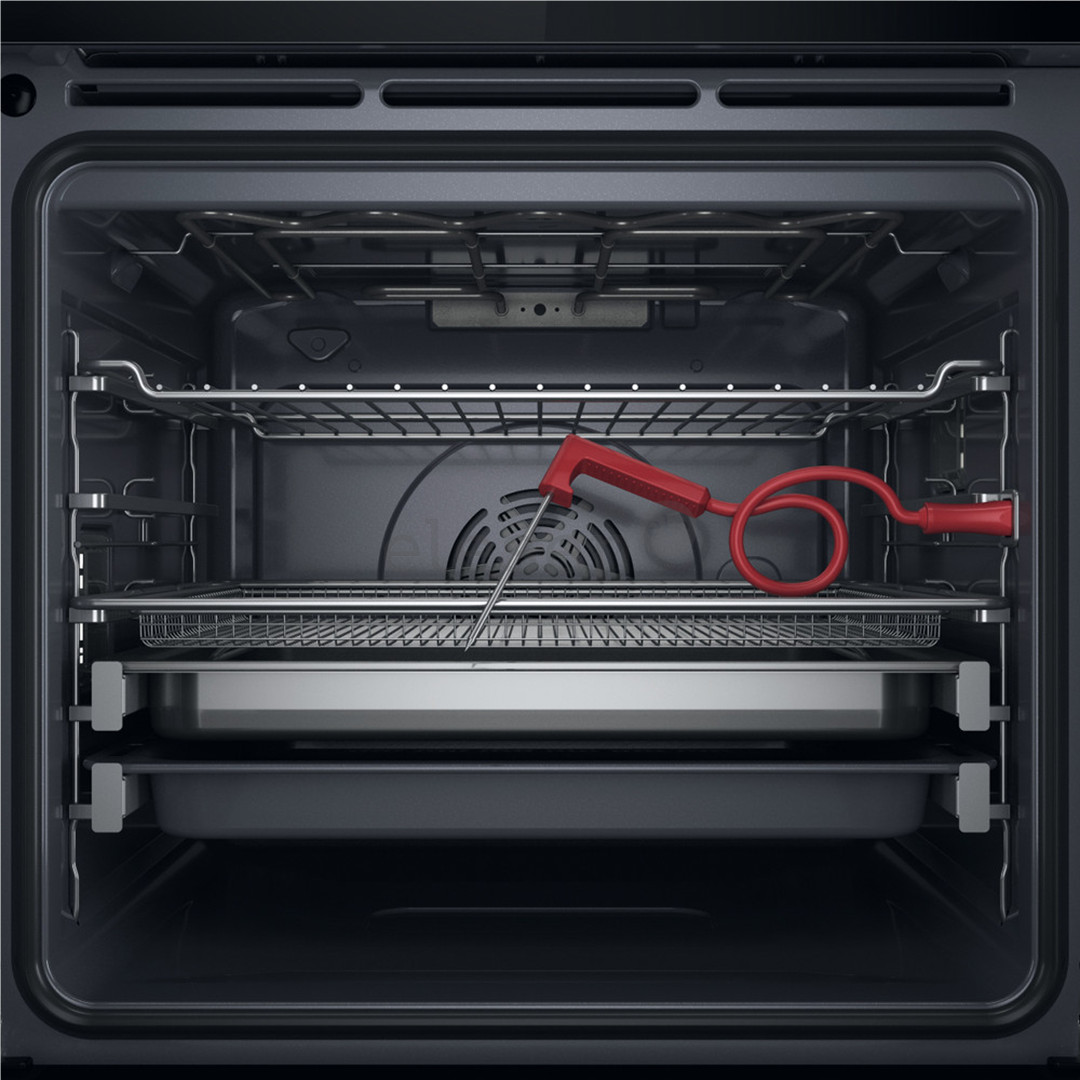 Whirlpool, 73 L, hidrolizė, juoda - Įmontuojama orkaitė