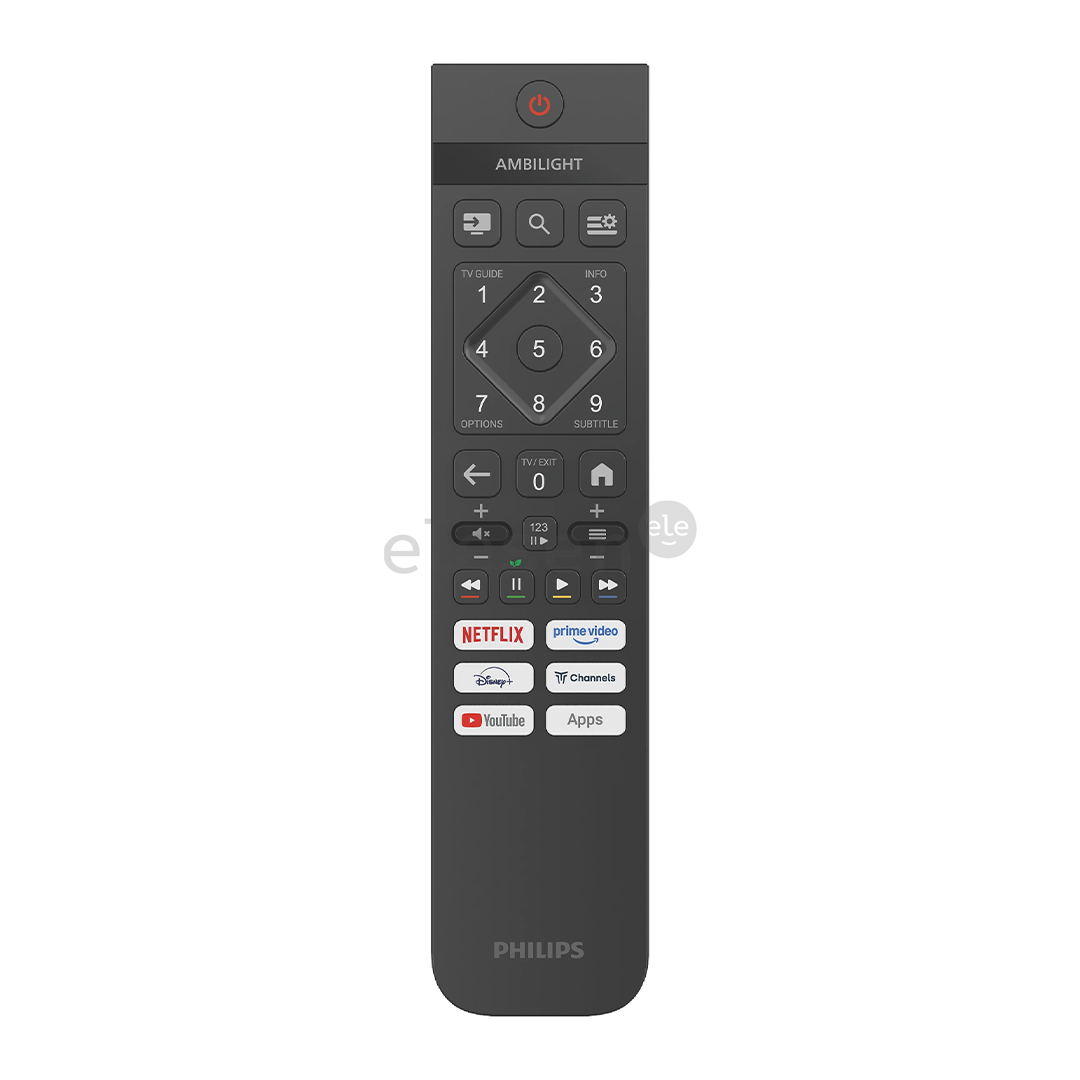 Philips PUS7000, 50'', 4K UHD, LED LCD, black - TV
