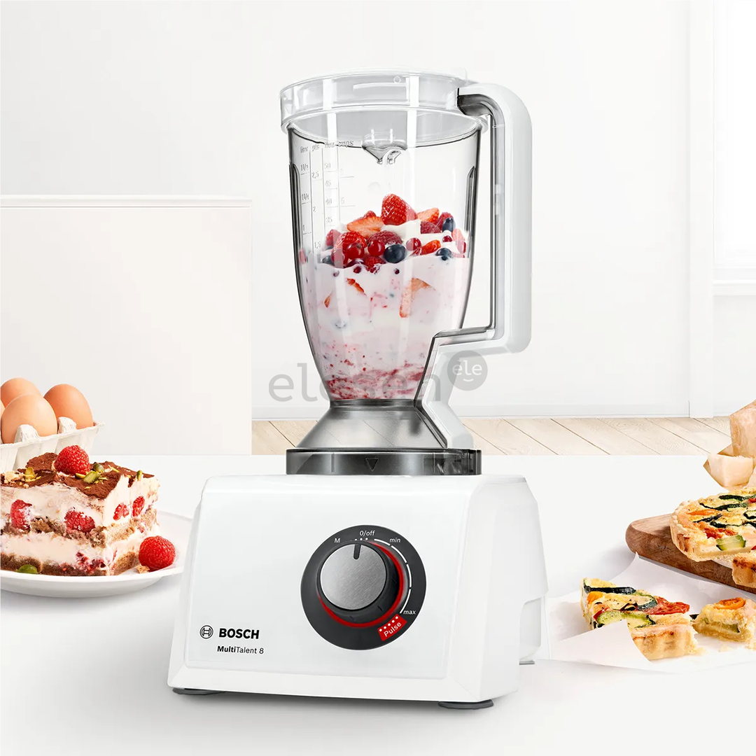 Bosch MultiTalent 8, 1000 W, baltas - Virtuvinis kombainas