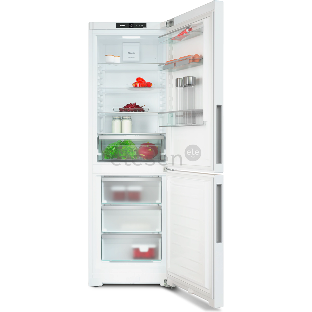 Miele, NoFrost, 330 L, aukštis 186 cm, baltas - Šaldytuvas