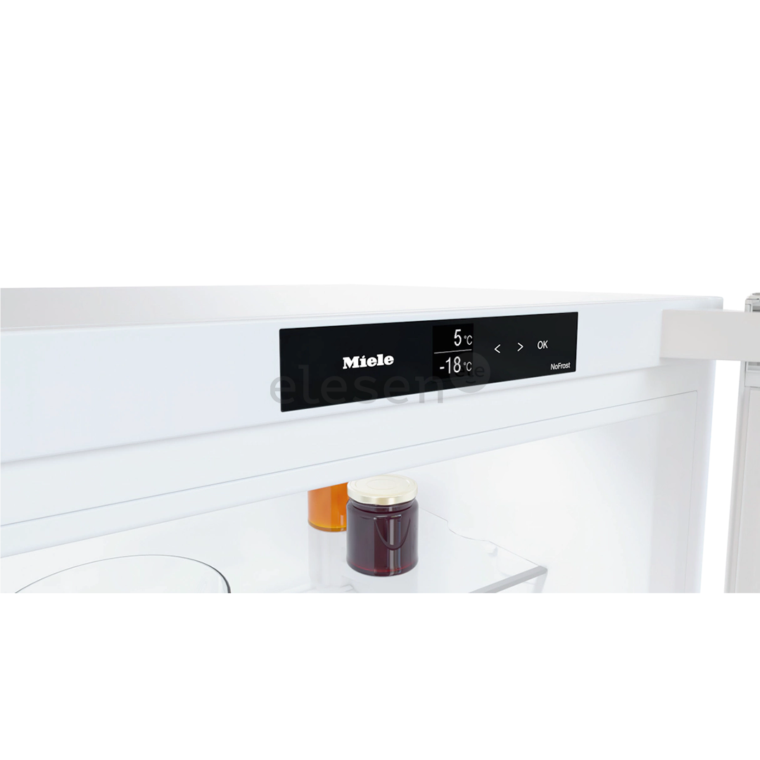 Miele, NoFrost, 330 L, aukštis 186 cm, baltas - Šaldytuvas