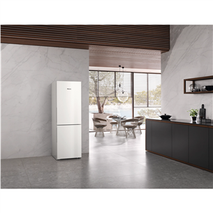 Miele, NoFrost, 330 L, aukštis 186 cm, baltas - Šaldytuvas