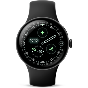 Google Pixel Watch 4, 41 mm, juodas - Išmanusis laikrodis GA09958-EU