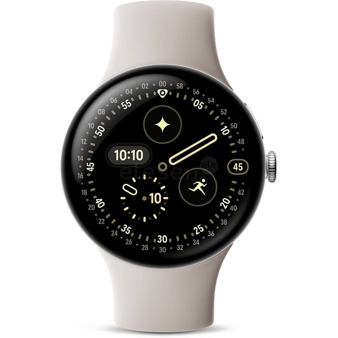 Google Pixel Watch 4, 45 mm, smėlio spalvos - Išmanusis laikrodis