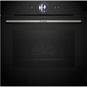 Bosch Series 8, 71 L, pirolizė, juoda - Įmontuojama orkaitė HBG7763B1