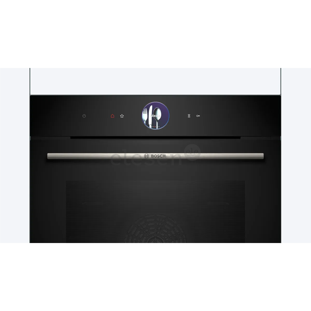 Bosch Series 8, 71 L, pirolizė, juoda - Įmontuojama orkaitė