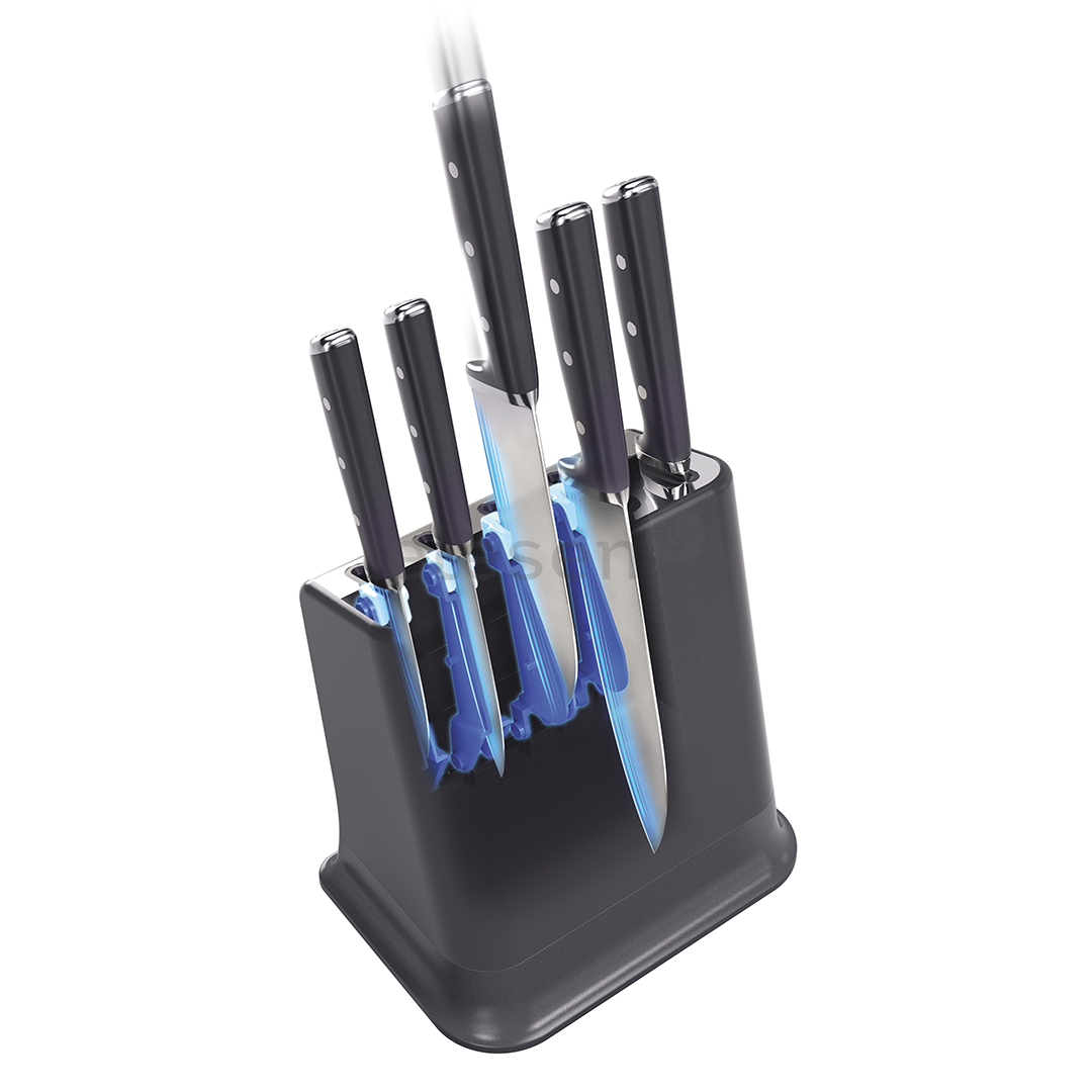 Tefal EverSharp, 5 vnt., nerūdijančio plieno - Peilių rinkinys su stovu