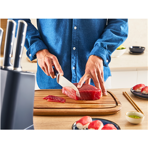 Tefal EverSharp, 5 vnt., nerūdijančio plieno - Peilių rinkinys su stovu