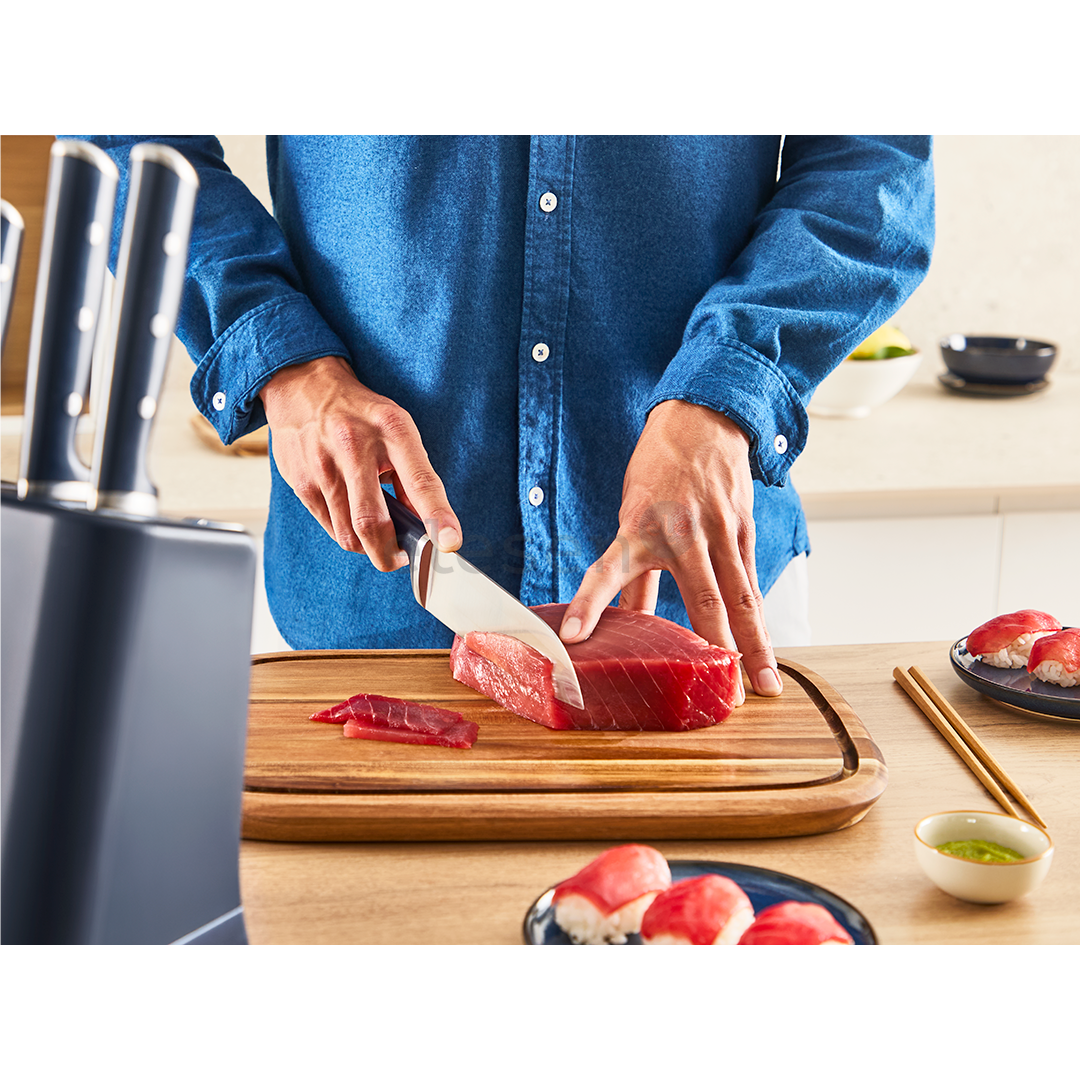 Tefal EverSharp, 5 vnt., nerūdijančio plieno - Peilių rinkinys su stovu