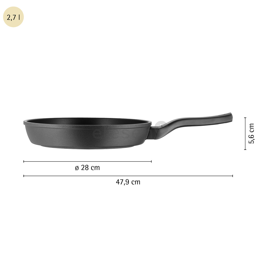 WMF PermaDur Premium, diameter 28 cm, black - Frying pan