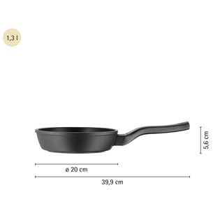 WMF PermaDur Premium, diameter 20 cm, black - Frying pan