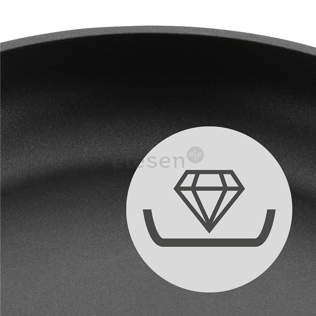 WMF PermaDur Premium, diameter 24 cm, black - Frying pan