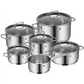 WMF Astoria, 6-piece set, stainless steel - Pots set + lids