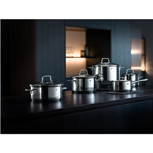 WMF Astoria, 6-piece set, stainless steel - Pots set + lids