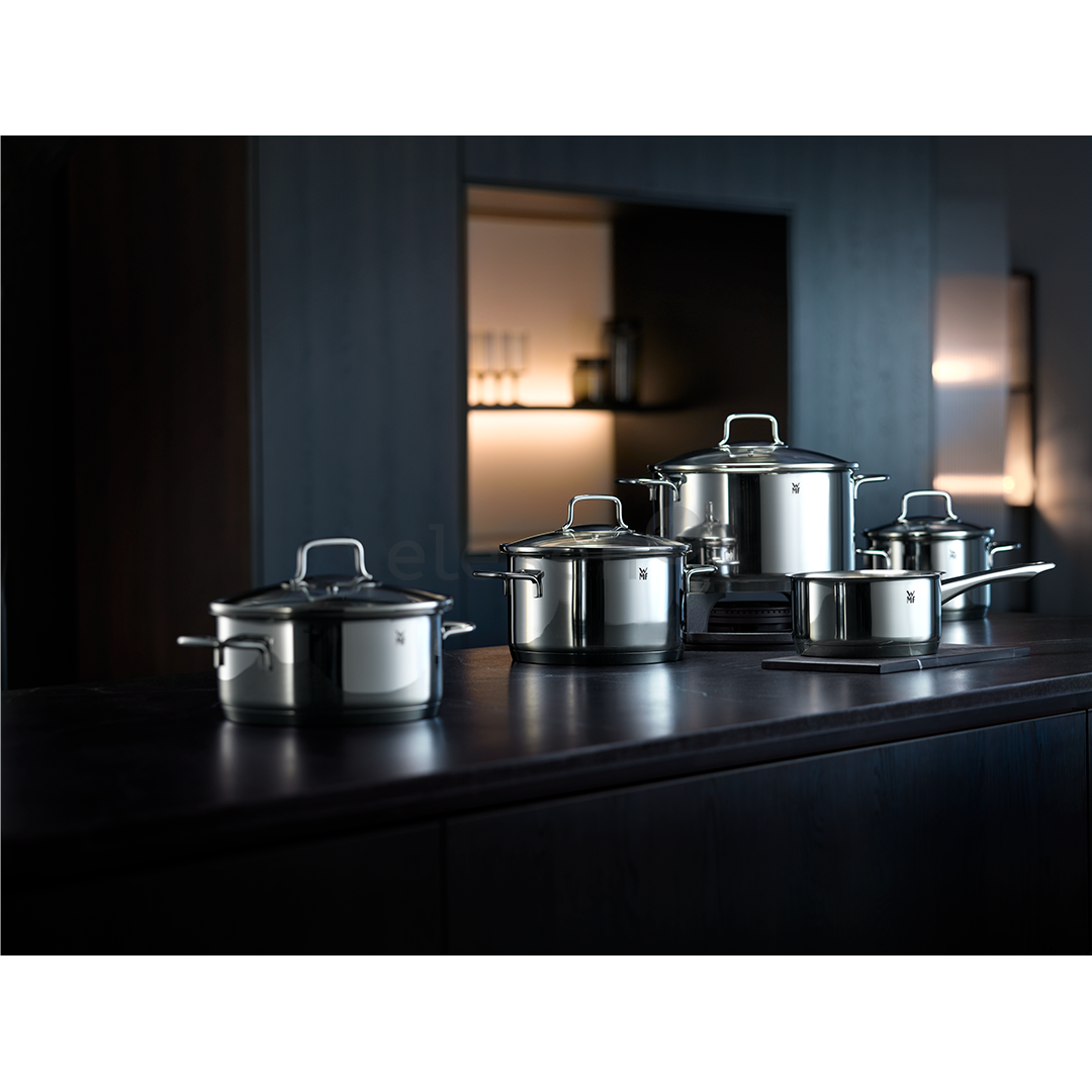 WMF Astoria, 6-piece set, stainless steel - Pots set + lids