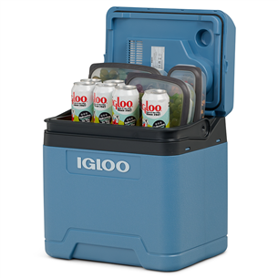 Automobilinis šaldytuvas Igloo 24 L, DC 12 V, mėlynas  Prekė-IE24DC