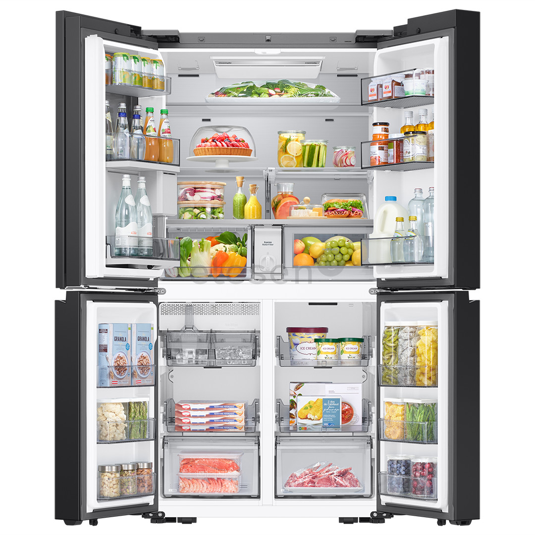 Samsung Bespoke AI Home, 654 L, height 186 cm, black - SBS Refrigerator