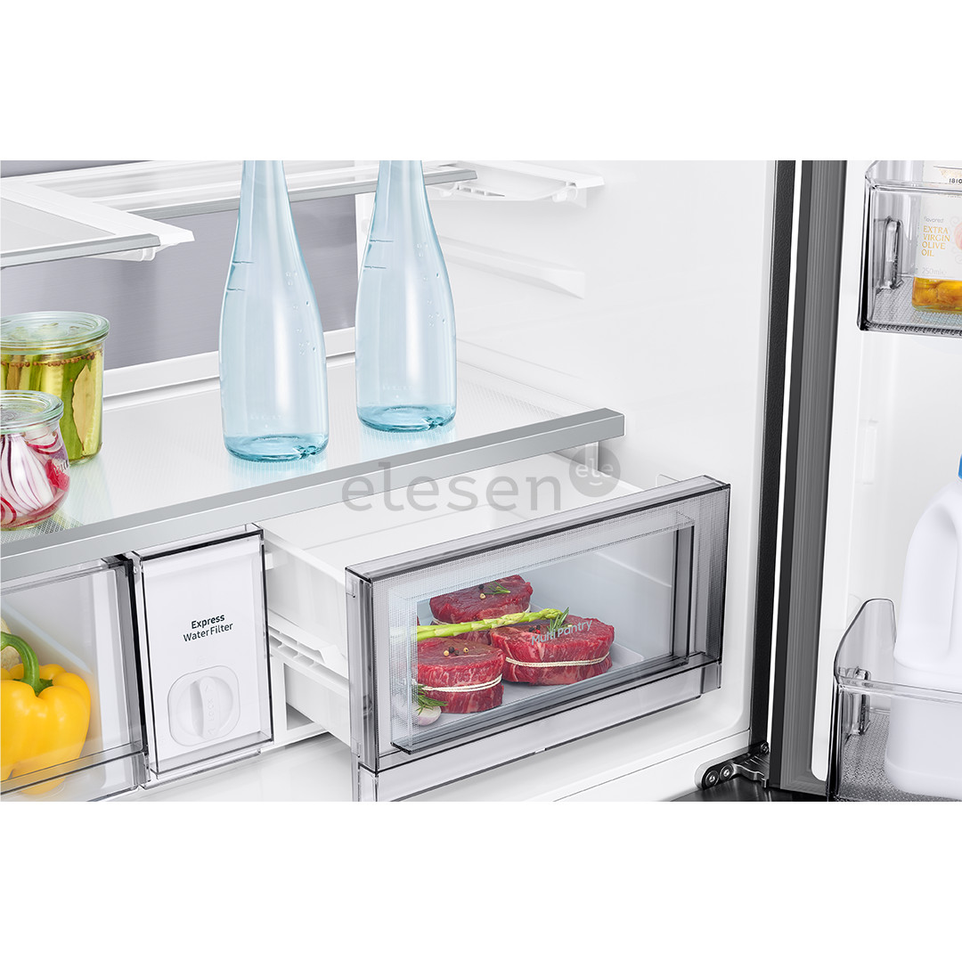 Samsung Bespoke AI Home, 654 L, height 186 cm, black - SBS Refrigerator