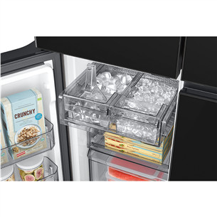 Samsung Bespoke AI Home, 654 L, height 186 cm, black - SBS Refrigerator