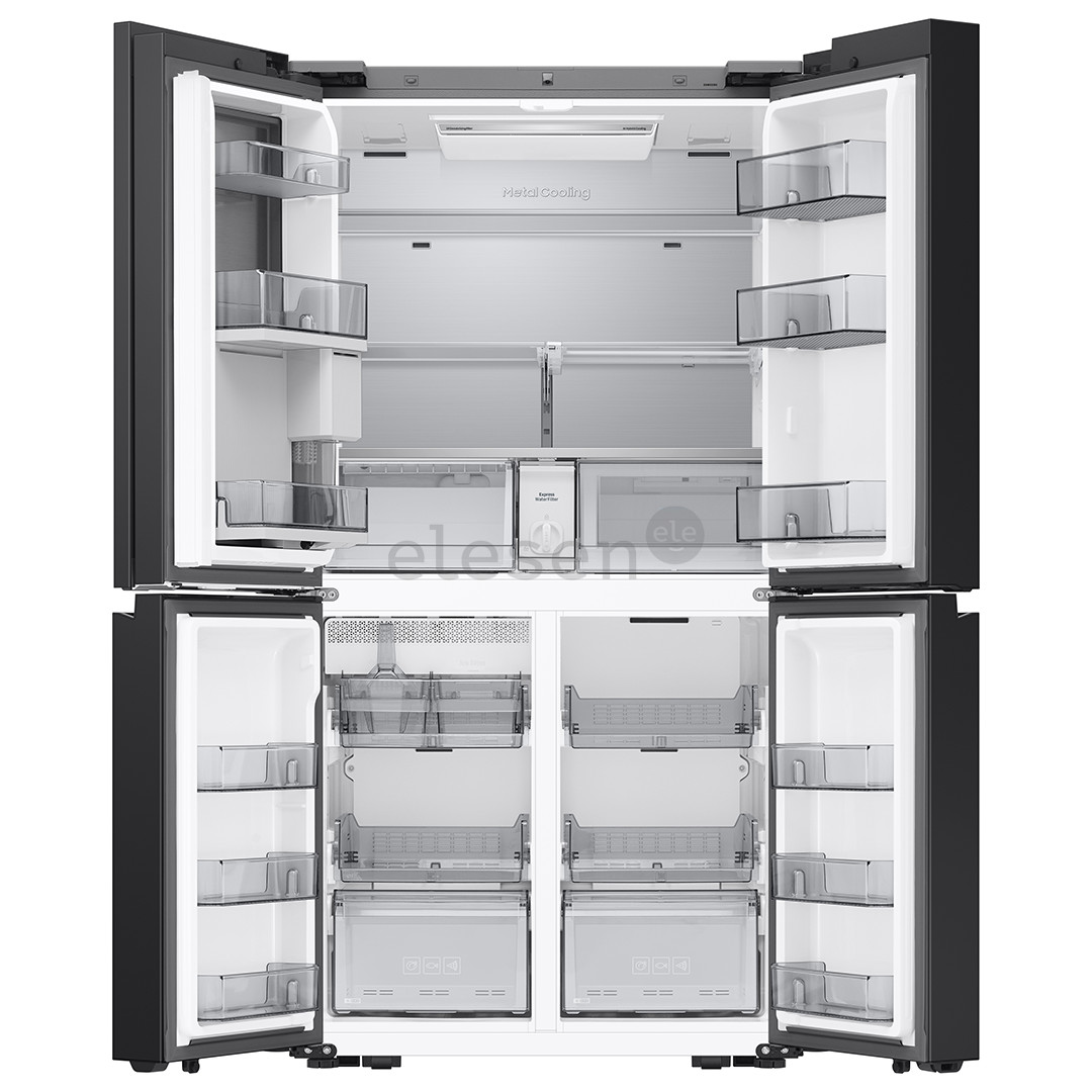 Samsung Bespoke AI Home, 654 L, height 186 cm, black - SBS Refrigerator