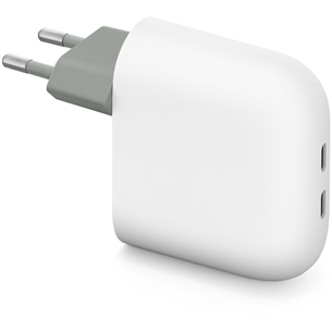 Google Pixel Flex Dual Port 67 W Fast Charger, USB-C, baltas - Įkroviklis GA09856-EU