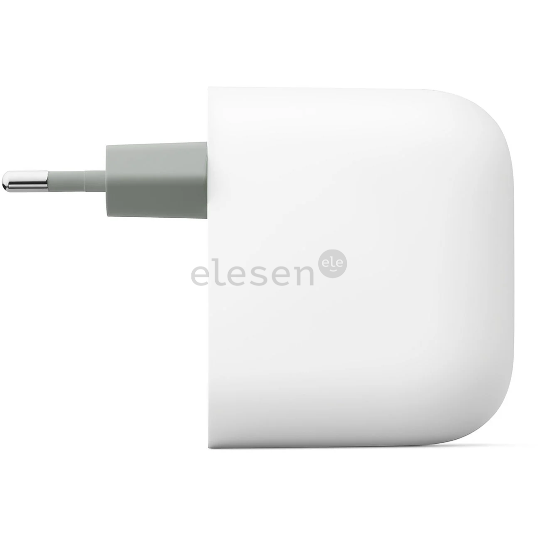 Google Pixel Flex Dual Port 67 W Fast Charger, USB-C, baltas - Įkroviklis