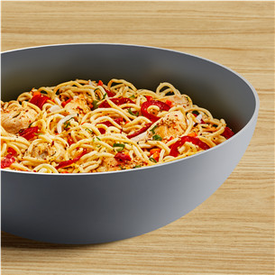 Tefal Halo, diameter 28 cm, grey - Wok pan