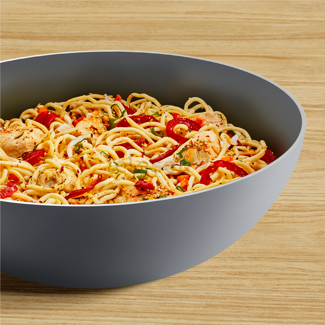 Tefal Halo, 28 cm, pilka - Gili keptuvė