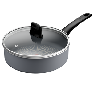 Tefal Halo, 24 cm, pilka - Keptuvė su dangčiu C3123253