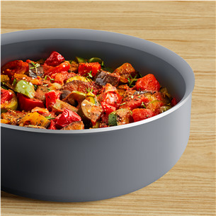 Tefal Halo, 24 см, серый - Кастрюля + крышка