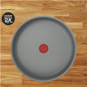 Tefal Ingenio Halo, 22/26 cm, 3-piece set, grey - Frypans + removable handle