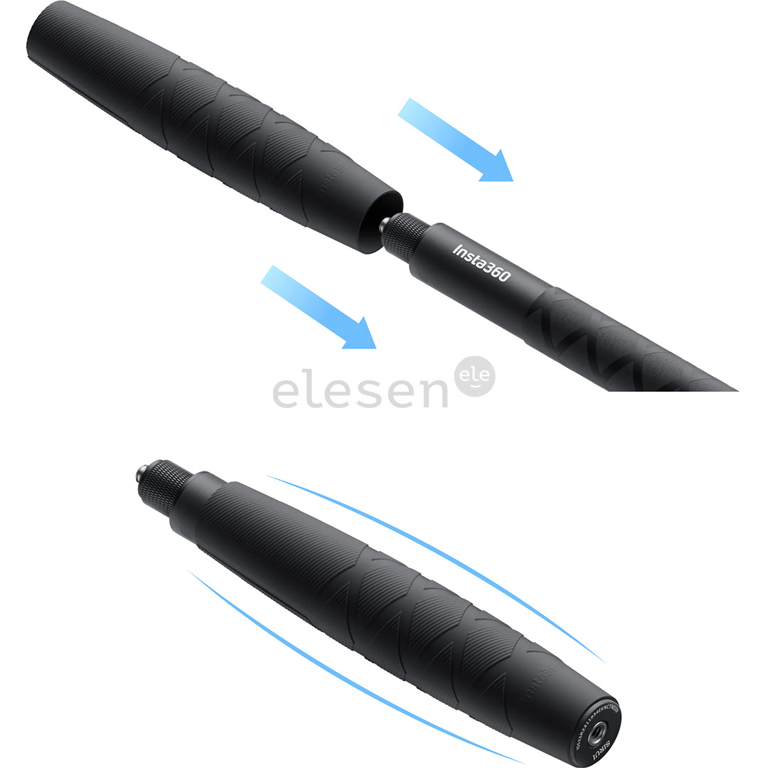 Insta360 85cm Invisible Selfie Stick, черный - Ручной штатив для камеры