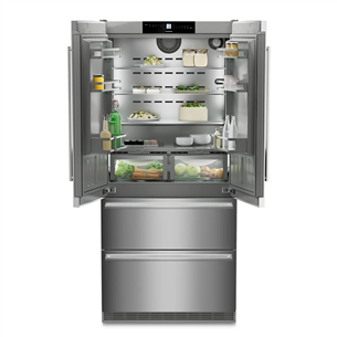 Liebherr BioFresh NoFrost, 522 L, aukštis 203 cm, nerūdijančio plieno - Šaldytuvas