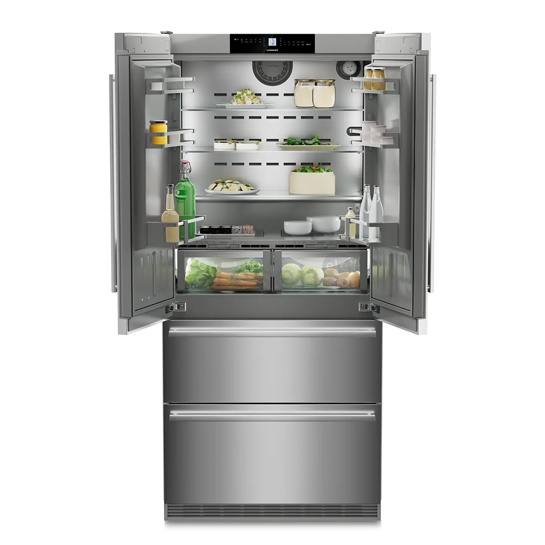 Liebherr BioFresh NoFrost, 522 L, aukštis 203 cm, nerūdijančio plieno - Šaldytuvas