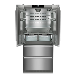 Liebherr BioFresh NoFrost, 522 L, aukštis 203 cm, nerūdijančio plieno - Šaldytuvas