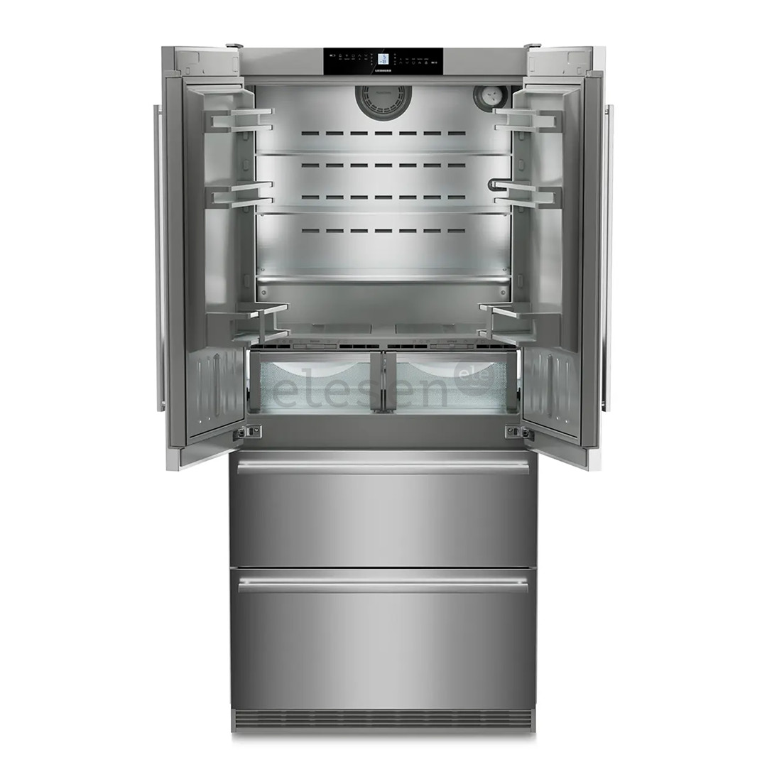 Liebherr BioFresh NoFrost, 522 L, aukštis 203 cm, nerūdijančio plieno - Šaldytuvas