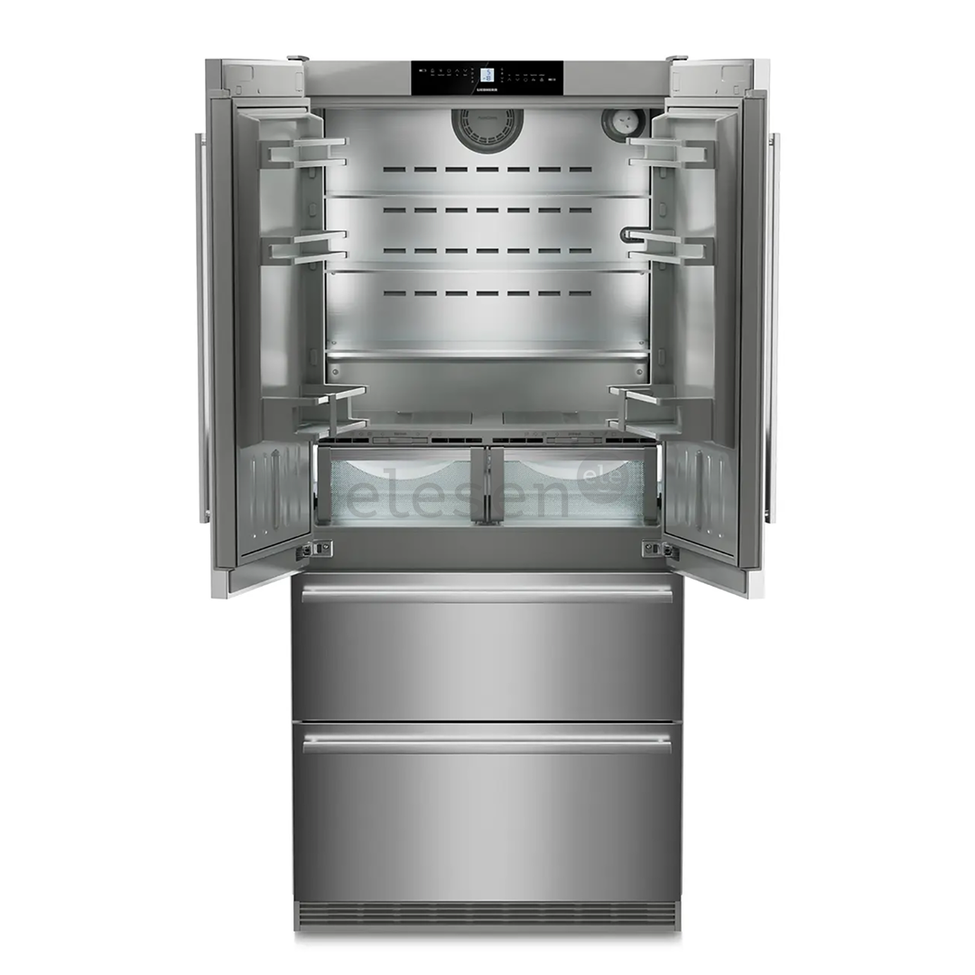 Liebherr BioFresh NoFrost, 522 L, aukštis 203 cm, nerūdijančio plieno - Šaldytuvas