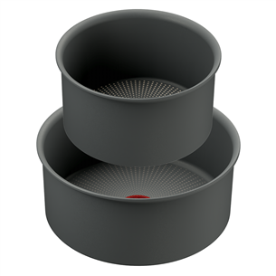 Tefal Ingenio Halo, 16/20 cm, 3 dalių, pilkas - Puodų rinkinys + nuimama rankena