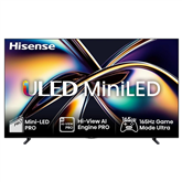 Hisense U8Q, 100'', 4K UHD, ULED, Mini LED, черный - Телевизор
