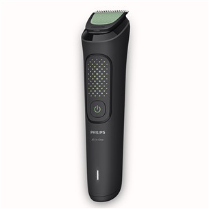Philips All-in-One Trimmer 3000 Series, 9 viename, juoda - Plaukų kirpimo mašinėlė