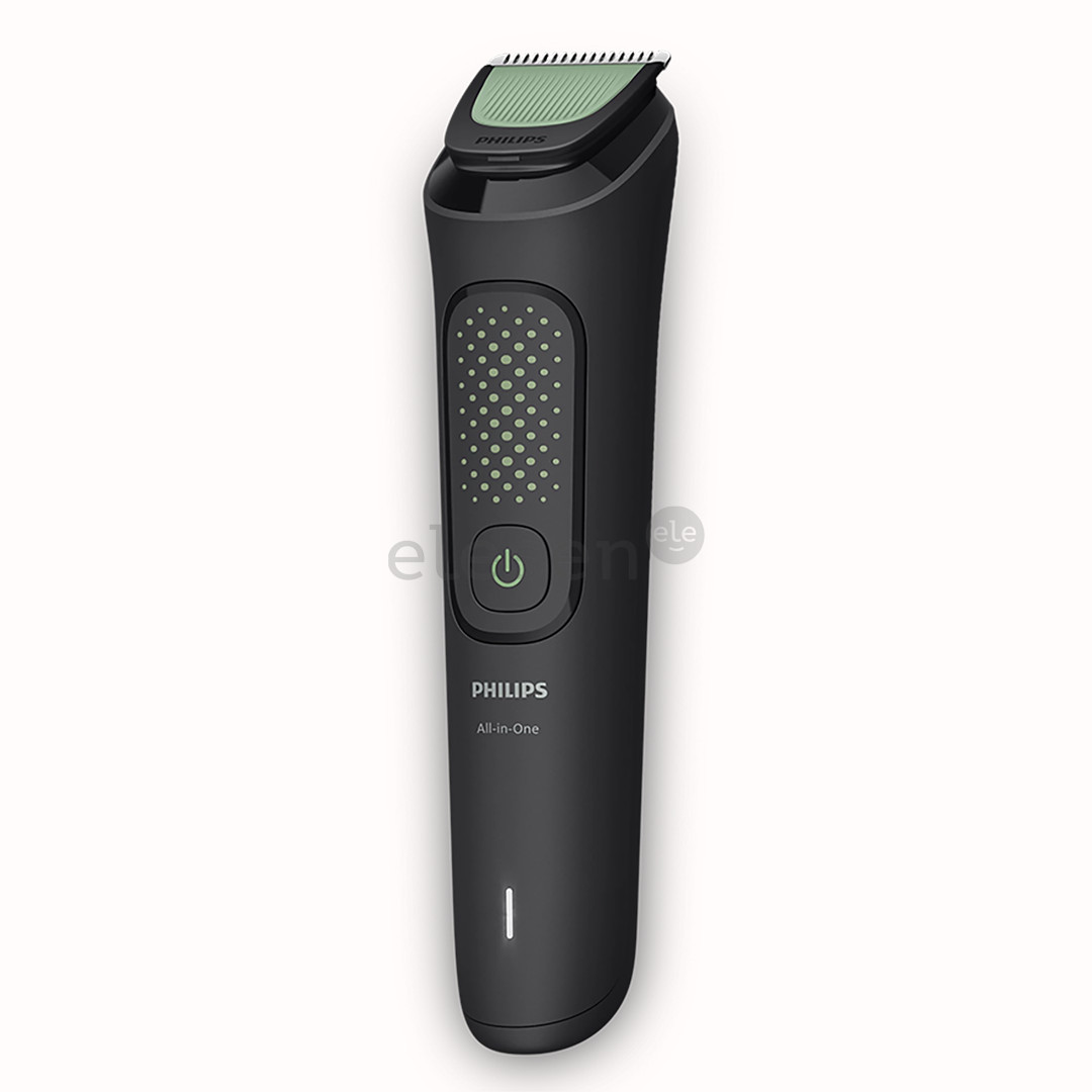 Philips All-in-One Trimmer 3000 Series, 9 viename, juoda - Plaukų kirpimo mašinėlė
