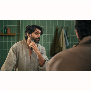 Philips All-in-One Trimmer 3000 Series, 9 viename, juoda - Plaukų kirpimo mašinėlė